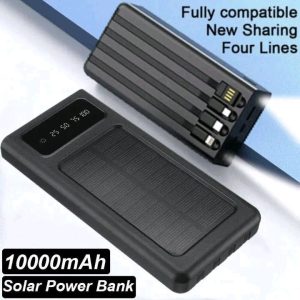 অস্থির অফার!💥 discount offer 🔥 ⚡ REGRSI® Solar Energy Power Bank ⚡ 10000mah🔋
